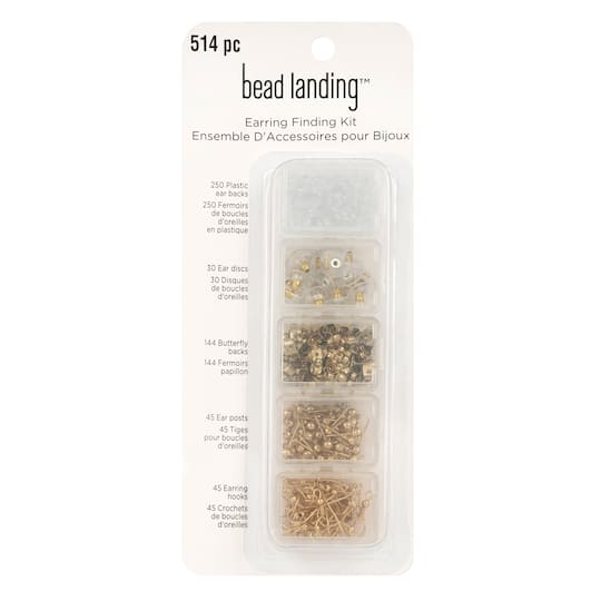 6 Pack: Earring Finding Kit by Bead Landing™